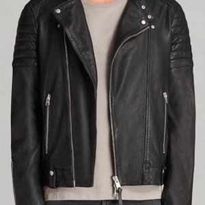 All Saints Men's Leather Jacket